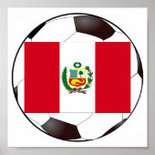 Peru-Nationalflagge Poster (Vorne)
