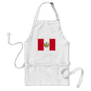 Peru-Nationalflagge Schürze