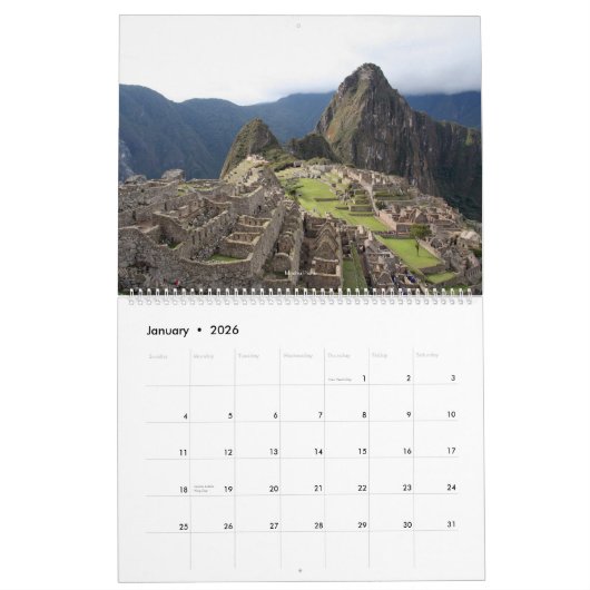 Peru-Natur-Kalender Kalender (Jan 2026)