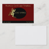 Peru Nazca Lines - Gold Spirit Logo Visitenkarte (Vorne/Hinten)