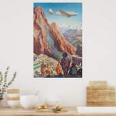 Peru of the Incas Vintage Travel Poster (Küche)
