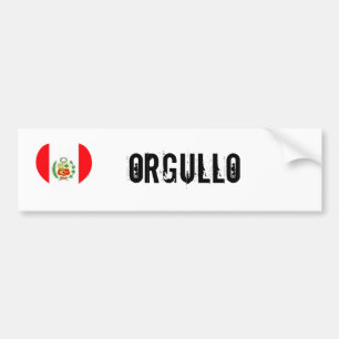 Peru orgullo (Stolz) Autoaufkleber