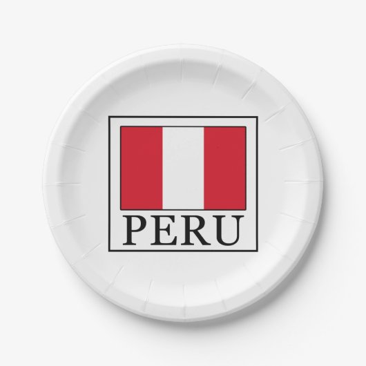 Peru Pappteller (Vorderseite)