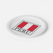 Peru Pappteller (Schrägansicht)