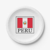 Peru Pappteller (Vorderseite)
