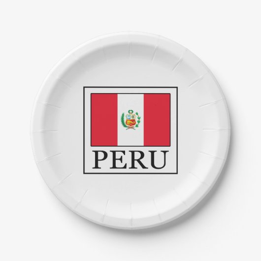 Peru Pappteller (Vorderseite)