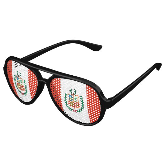Peru Partybrille (Schrägansicht)