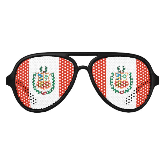 Peru Partybrille (Vorderseite)