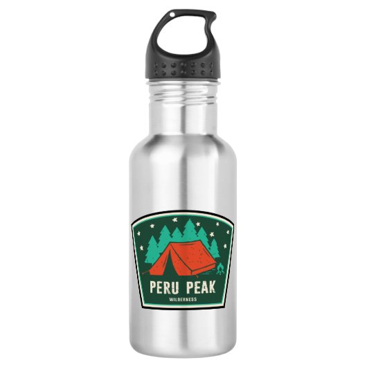 Peru Peak Wilderness Vermont Camping Edelstahlflasche (Vorderseite)
