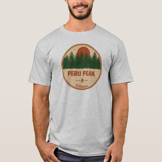Peru Peak Wilderness Vermont T-Shirt (Vorderseite)