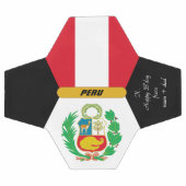 Peru Personalisiert, Flag, Foto-Fußball Fußball (Flach)