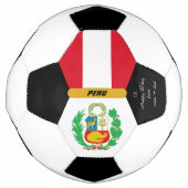 Peru Personalisiert, Flag, Foto-Fußball Fußball (Vorderseite)