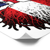 Peru-Peru-Britische Tree-Roots-Flagge Poster (Ecke)