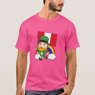 Peru Peru Proud Peruanische Flagge St Patricks Day T-Shirt