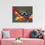Peru, Peruaner Regenwald. Giftbogenfrosch Leinwanddruck (Insitu (Wohnzimmer))