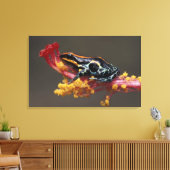 Peru, Peruaner Regenwald. Giftbogenfrosch Leinwanddruck (Insitu (Wohnzimmer))