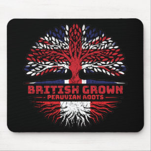 Peru Peruaner Uk Vereinigtes Königreich Britisch B Mousepad