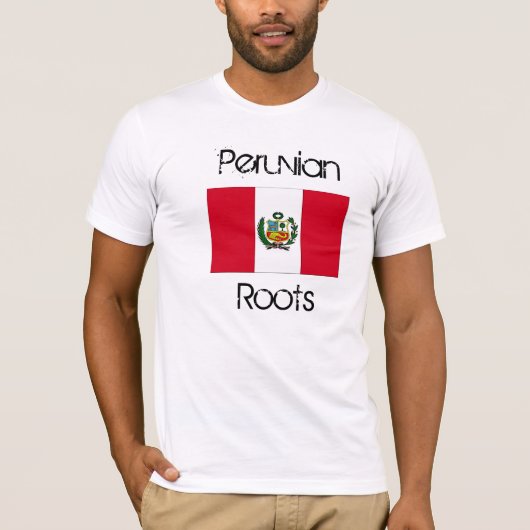 Peru, Peruaner, Wurzeln T-Shirt (Vorderseite)