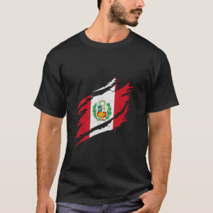 Peru Peruanische Flagge Erbe Peruanischer Stolz Pe T-Shirt