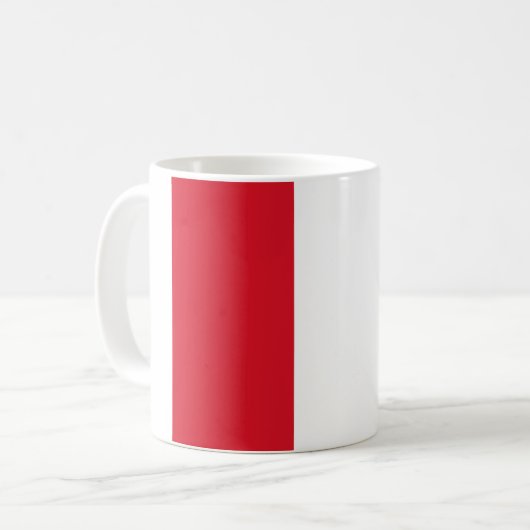 Peru (Peruanische Flagge) Kaffeetasse (Vorderseite Links)