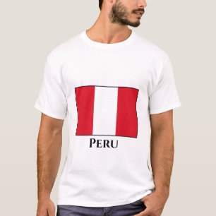 Peru (peruanische) Flagge T-Shirt