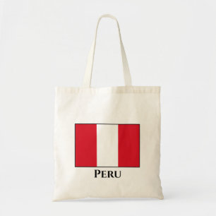Peru (Peruanische Flagge) Tragetasche