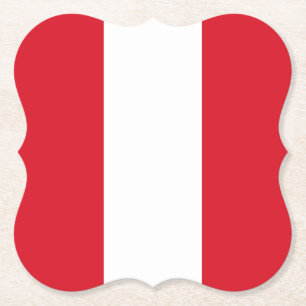 Peru (Peruanische Flagge) Untersetzer