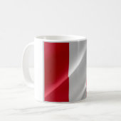 Peru - Peruanische Waving Flag - Kaffeetasse (Vorderseite Links)