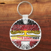 Peru Peruvian Deutsch Deutschland Baum Root Schlüsselanhänger (Vorderseite)