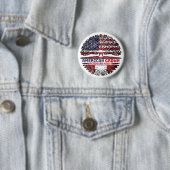 Peru Peruvian USA USA Vereinigte Staaten Tree Button (Beispiel)