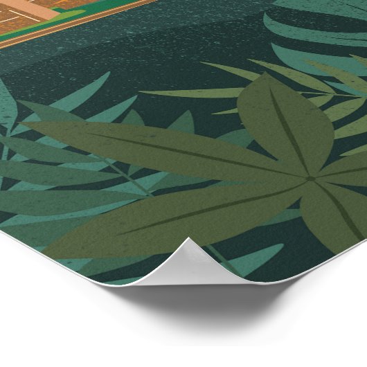 Peru-Pikchu-Poster Poster (Ecke)