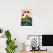 Peru-Pikchu-Poster Poster (Heimbüro)