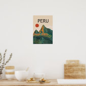 Peru-Pikchu-Poster Poster (Küche)