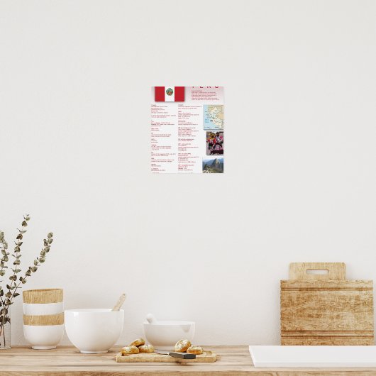 Peru Poster (Küche)