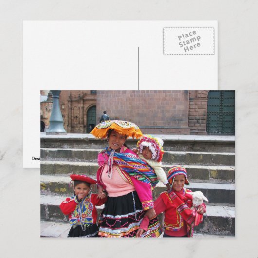 Peru Postkarte (Vorne/Hinten)
