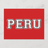 Peru Postkarte (Vorderseite)