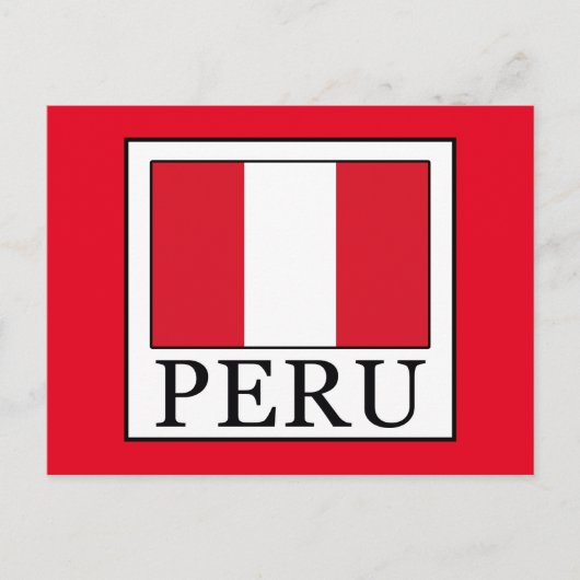 Peru Postkarte (Vorderseite)