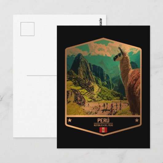 Peru Postkarte (Vorne/Hinten)