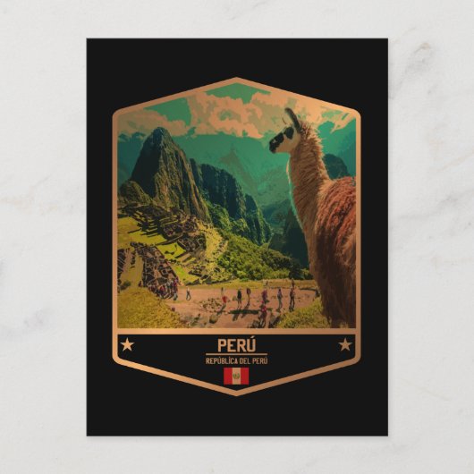 Peru Postkarte (Vorderseite)