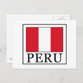 Peru Postkarte (Vorne/Hinten)