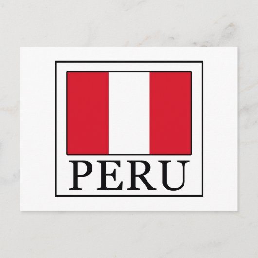Peru Postkarte (Vorderseite)