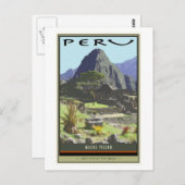 Peru Postkarte (Vorne/Hinten)