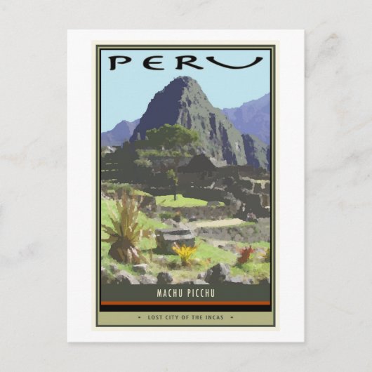 Peru Postkarte (Vorderseite)