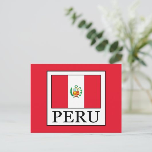 Peru Postkarte (Stehend Vorderseite)