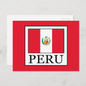 Peru Postkarte (Vorne/Hinten)