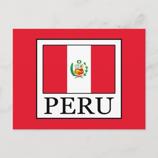 Peru Postkarte (Vorderseite)