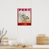 Peru Reiseplakat - Die Llamas von Peru Poster (Küche)