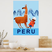 Peru-Reiseplakat Poster (Küche)