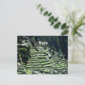 Peru Ruins Postkarte (Stehend Vorderseite)