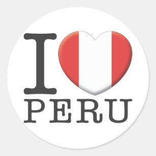 Peru Runder Aufkleber
